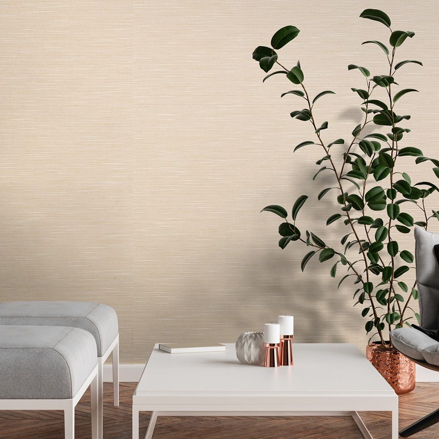 Dupont Adeline Natural Woven wallcovering