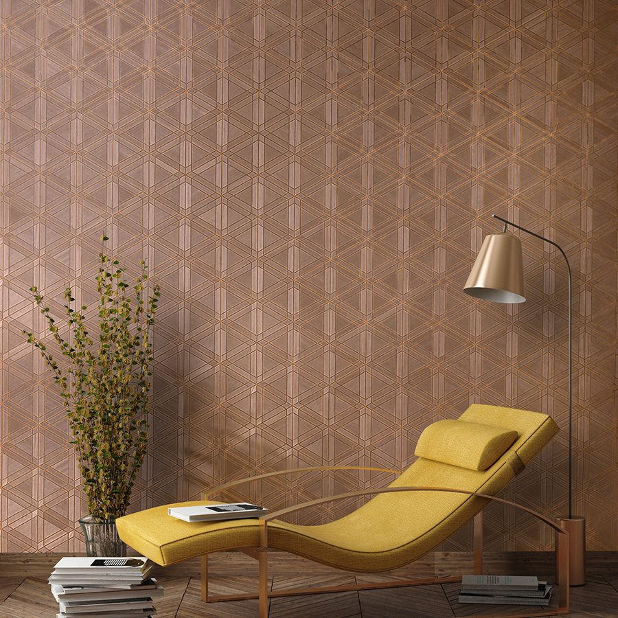 Facet TALC Inspired Material wallcovering