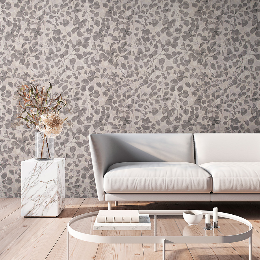 Petals Lurie Natural Woven wallcovering