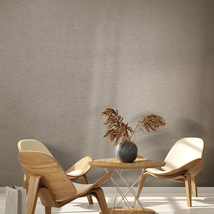 Rangoon Silk vanilla bean Vinyl wallcovering