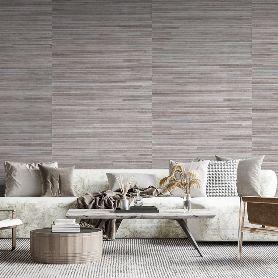 Tahiti gunmetal Natural Woven wallcovering