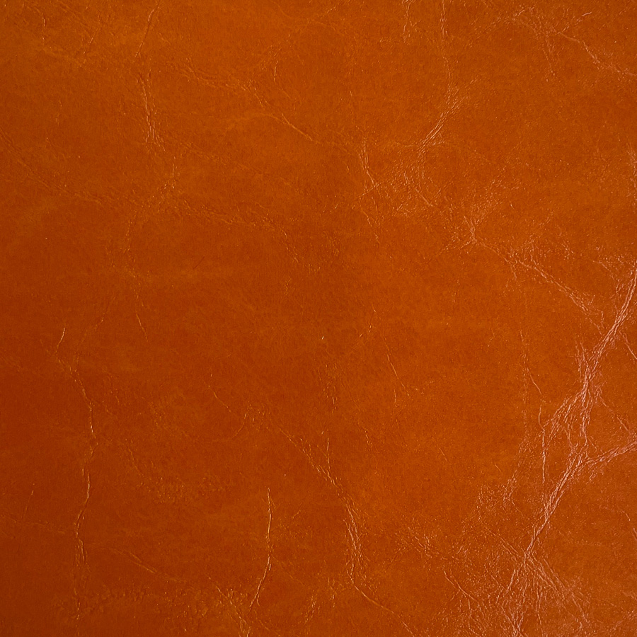 Monterey sienna Faux Leather wallcovering