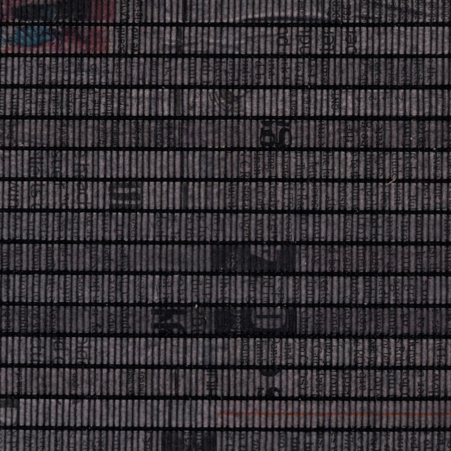 Yesterday's News times Natural Woven wallcovering